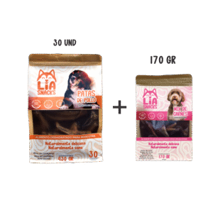 COMBO PATAS DE POLLO X30 UND + MIX X170 GR