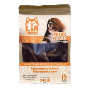 PATAS DE POLLO DESHIDRATADAS X5 UND//15 UND// X30 UND